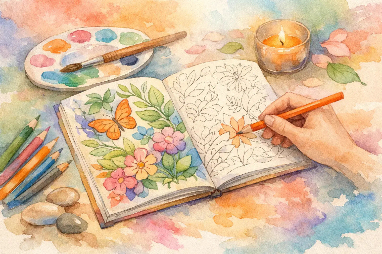 How to Use Coloring Books Mindfully
