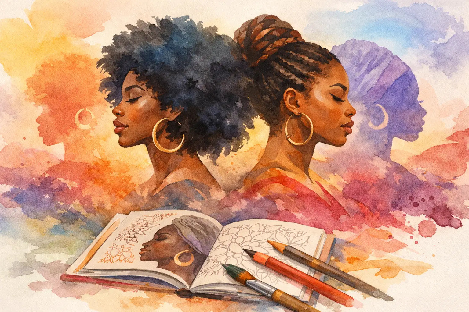 Why a Black Art Coloring Book Feels Different