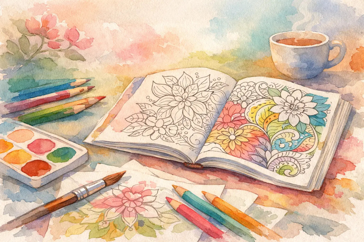 How to Use Coloring Books for Stress Relief