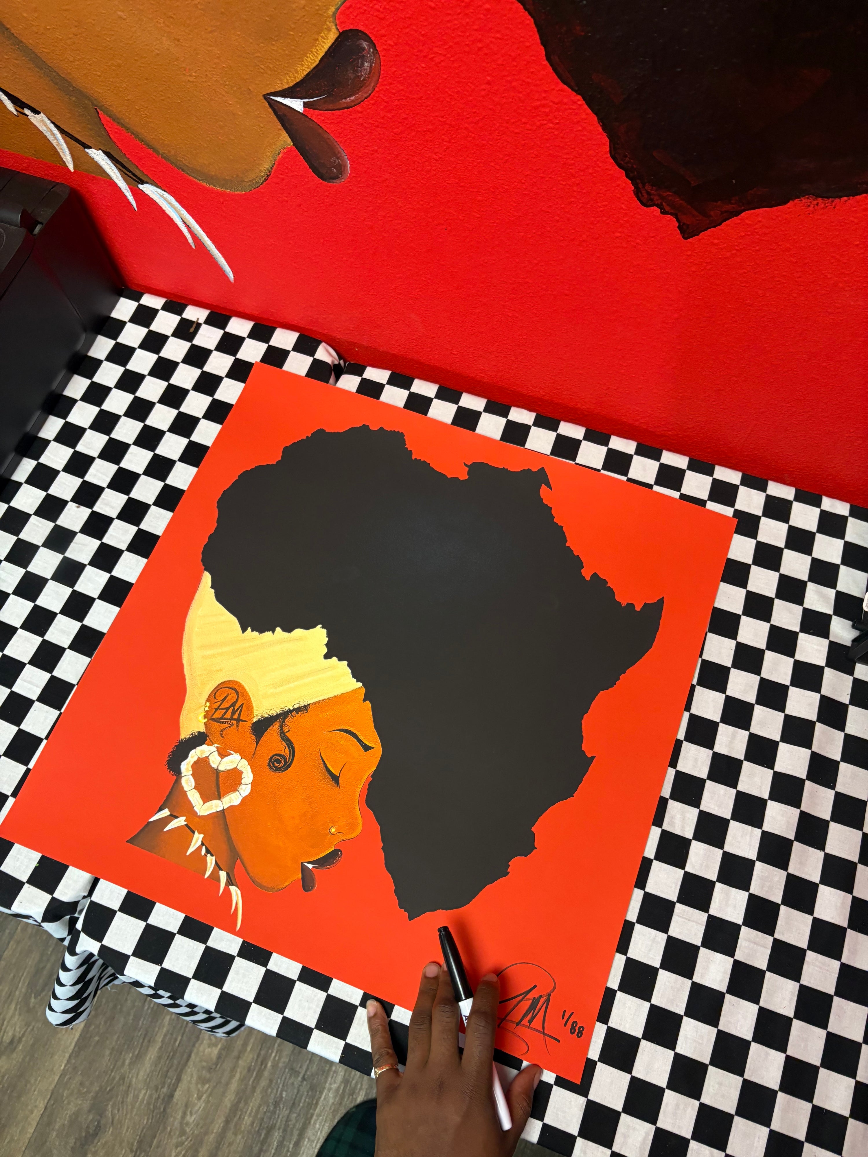 heART Motherland Art Print