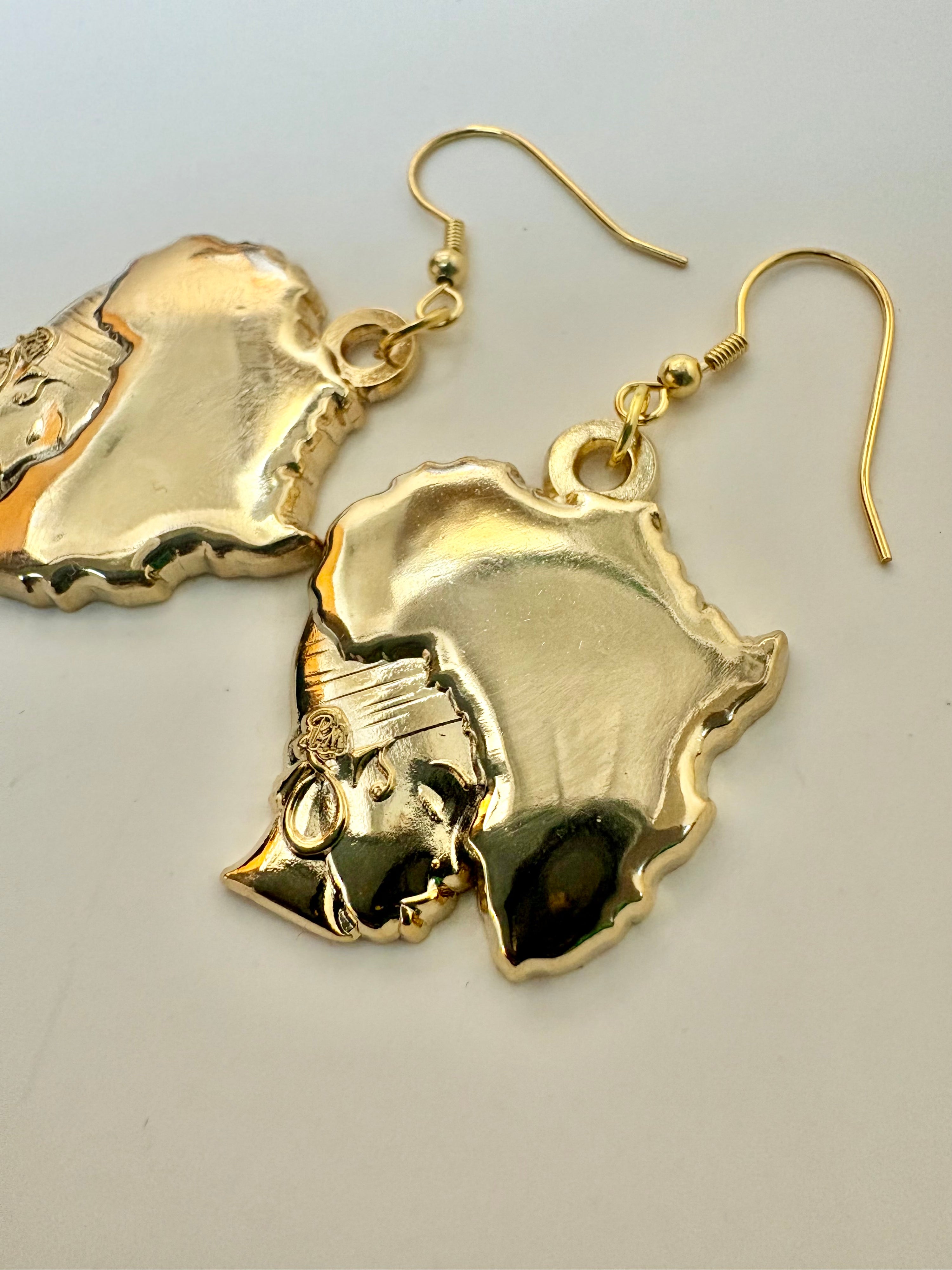 Gold Earth Motherland Earrings