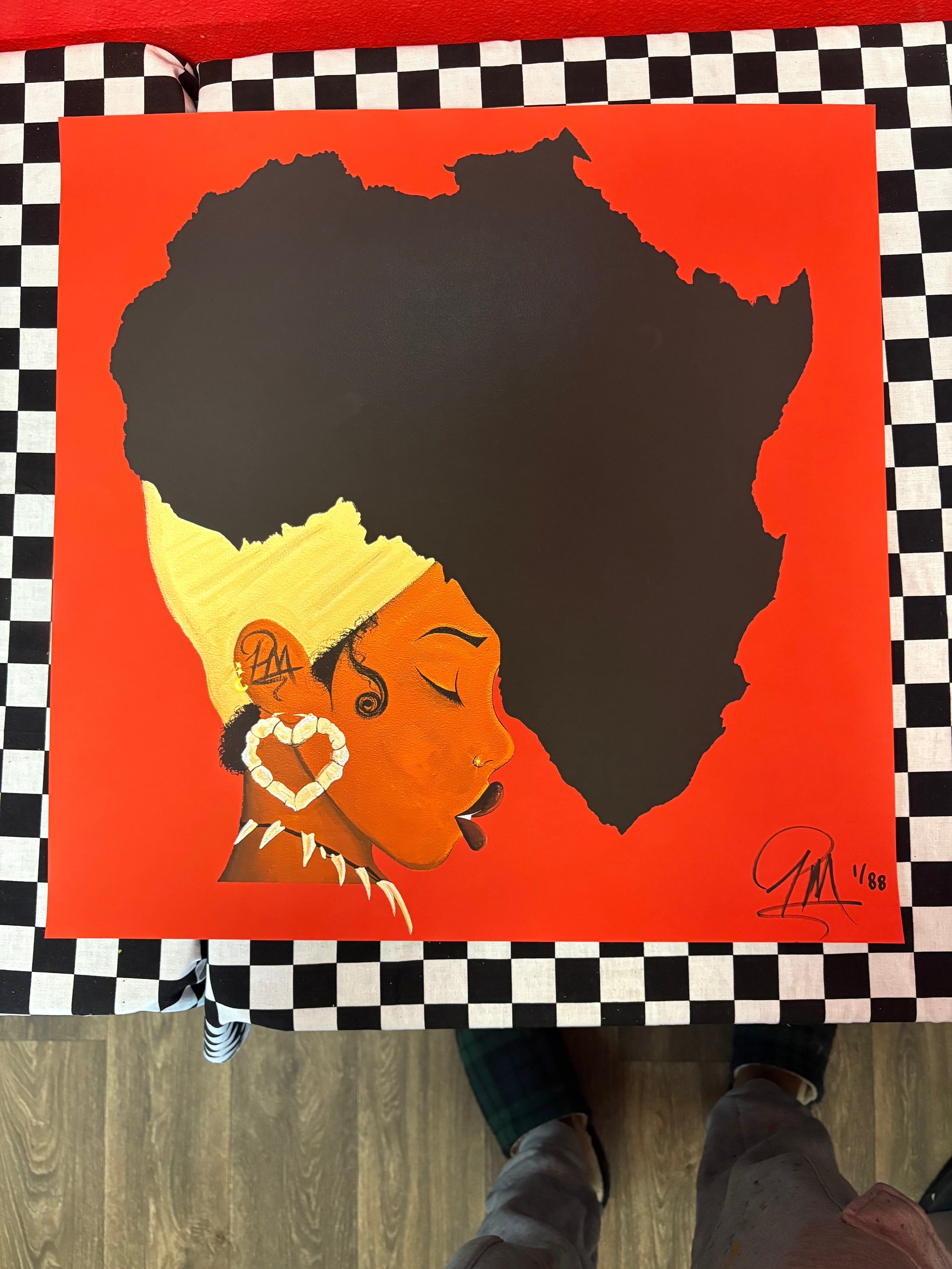 heART Motherland Art Print
