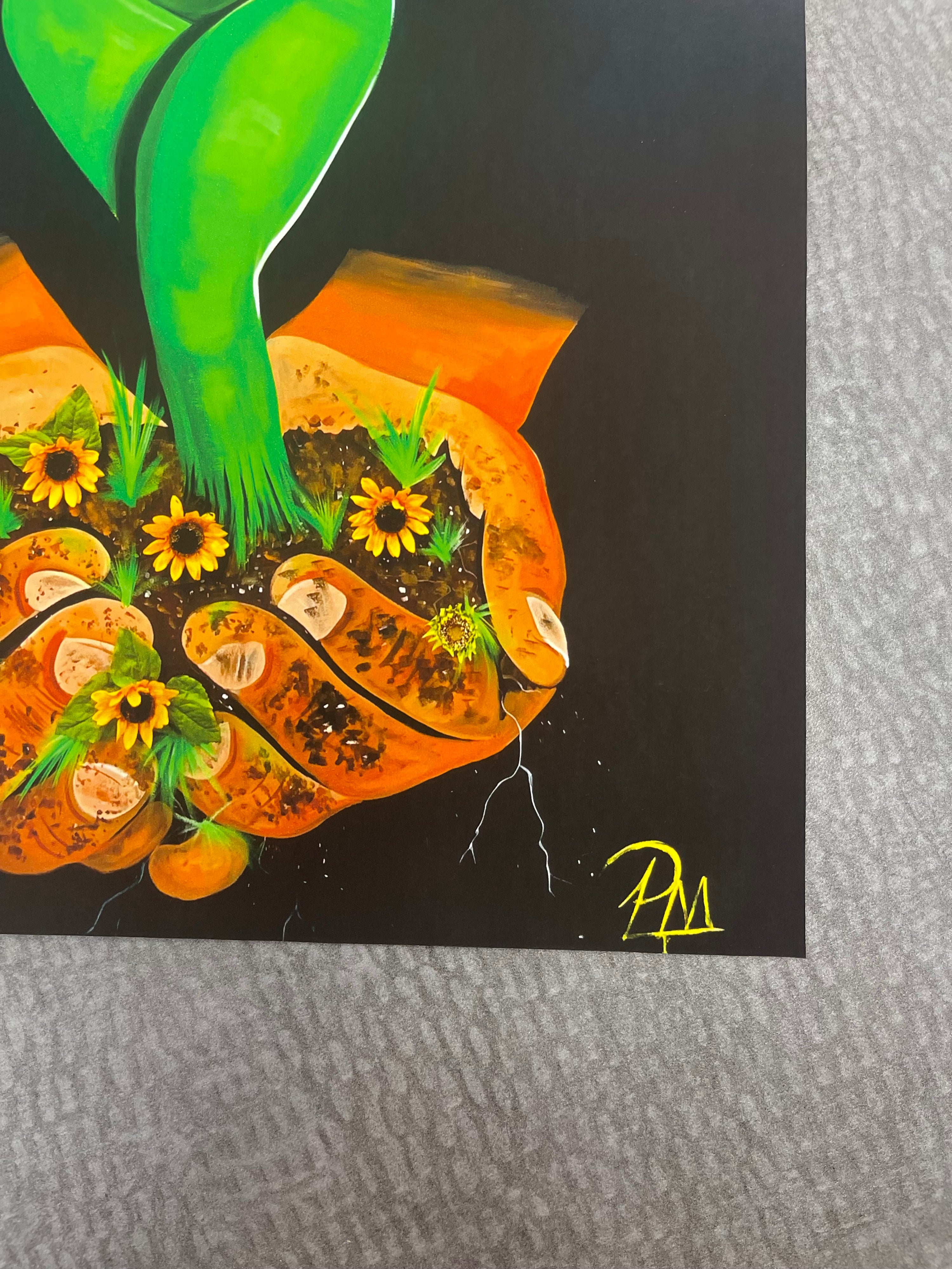 Sunflower Goddess Art Print