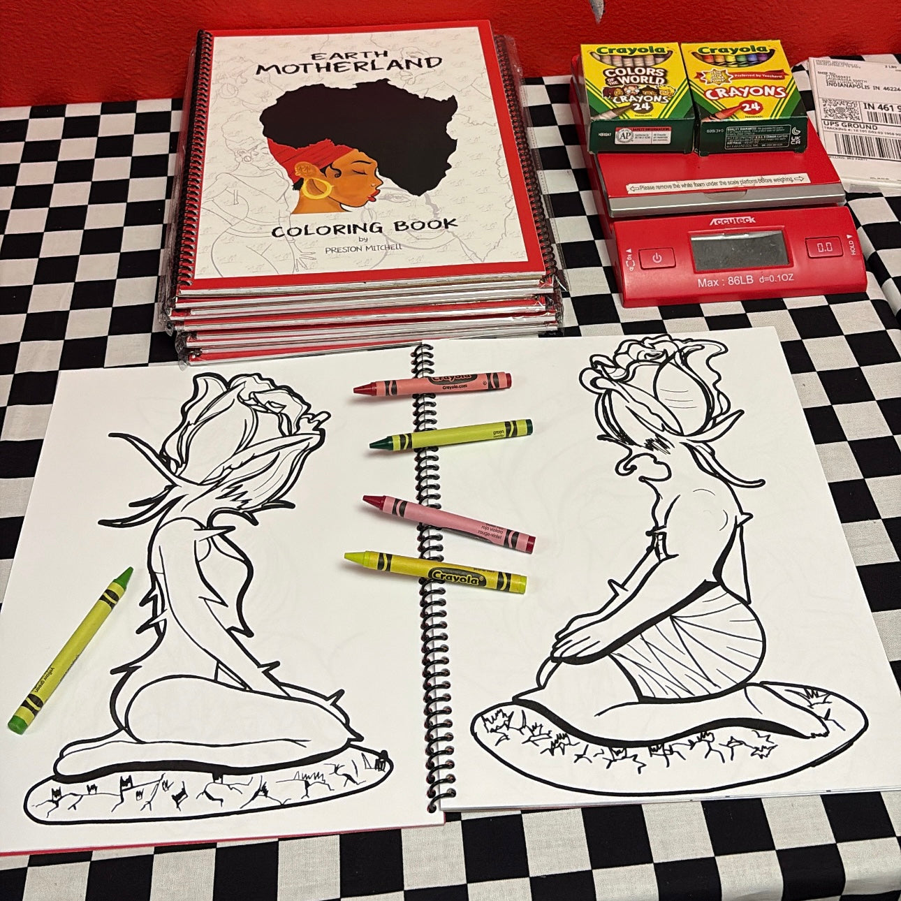 Earth Motherland Coloring Book