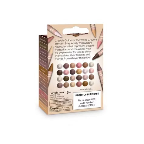 Colors of The World Crayons 24ct