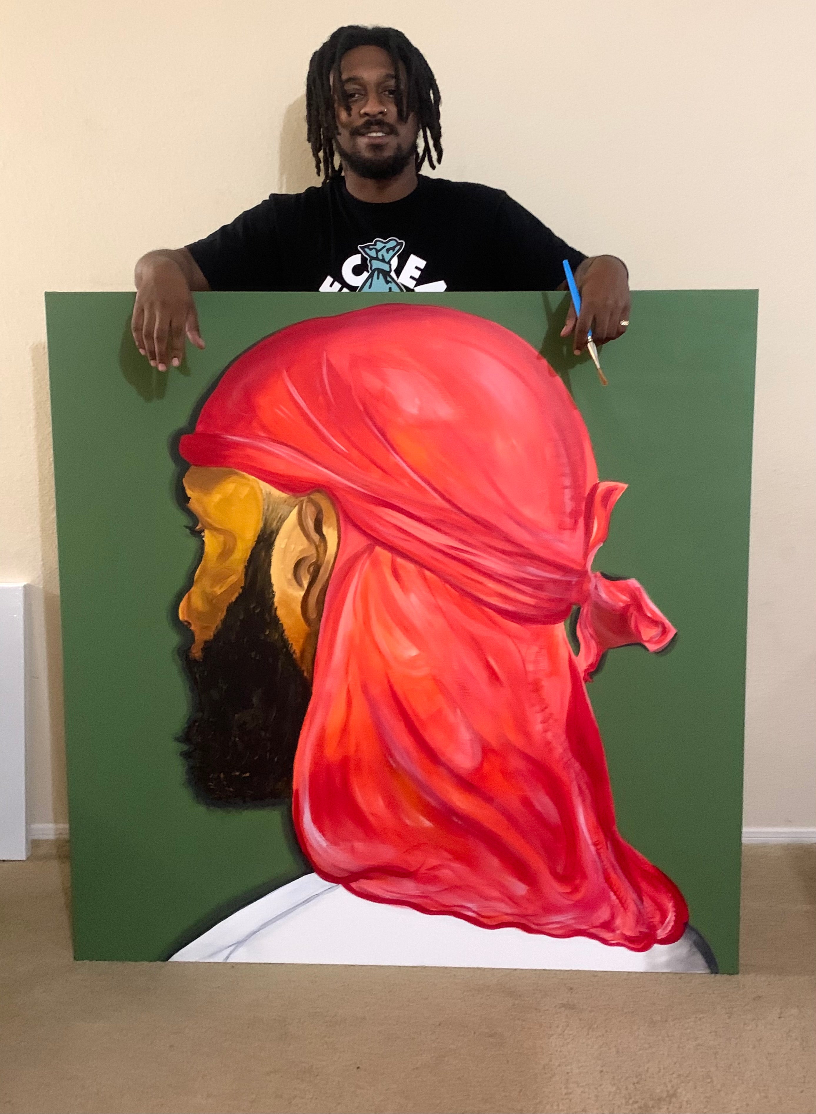 Durag Chronicles Orignal Acrylic Canvas Painting