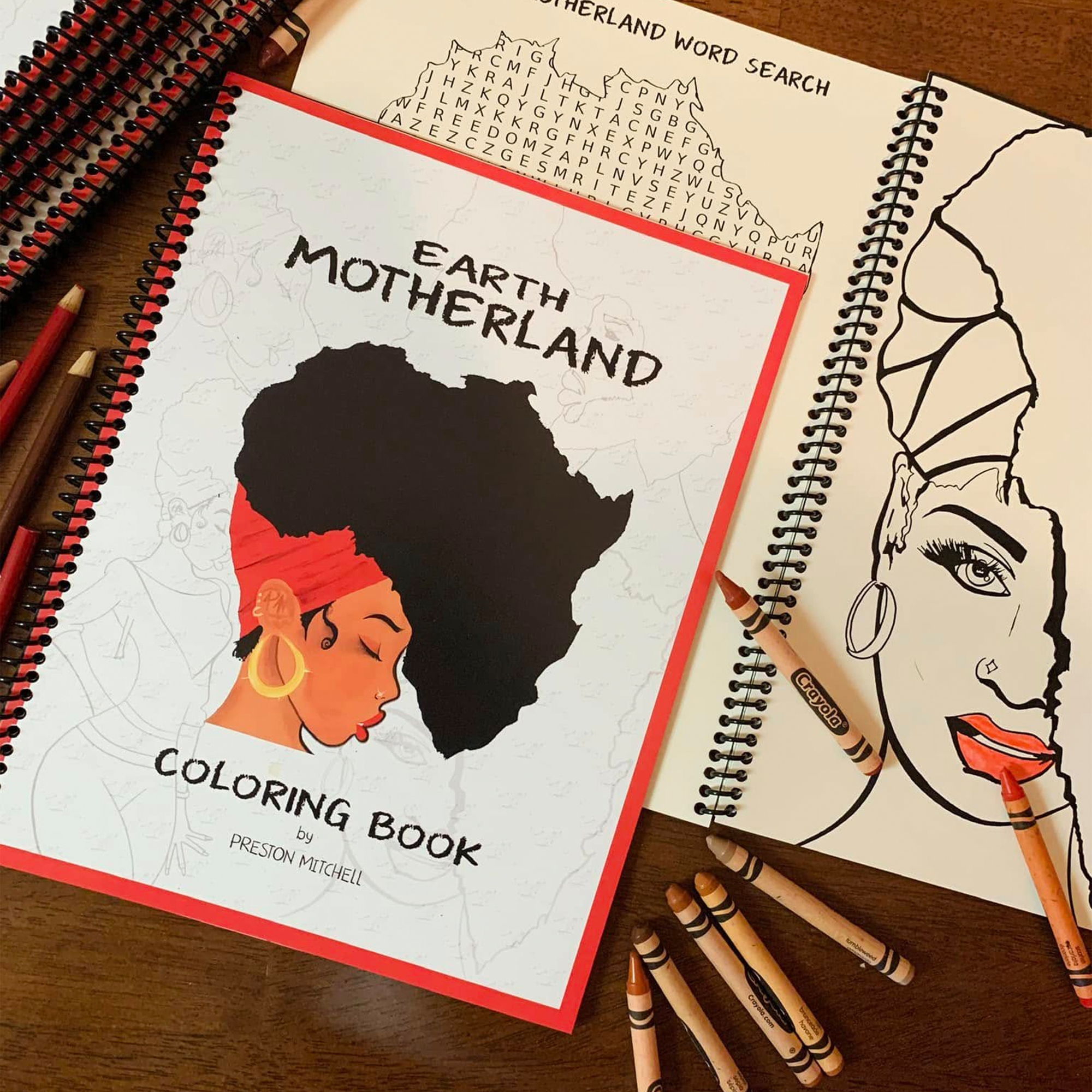 Earth Motherland Coloring Book