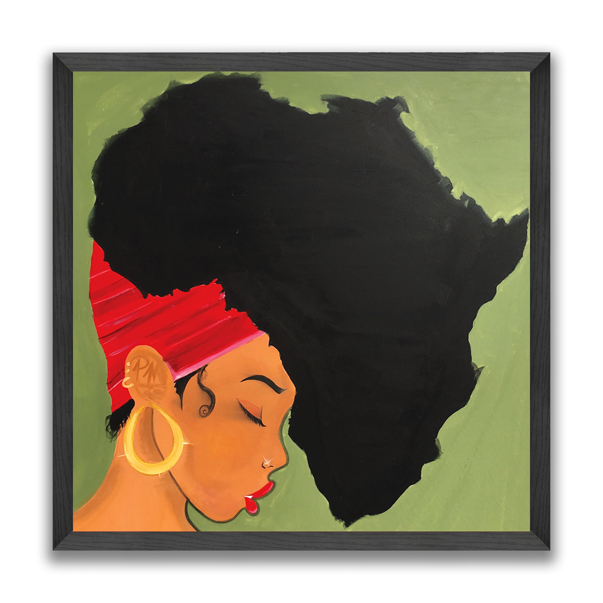 Framed Earth Motherland Print