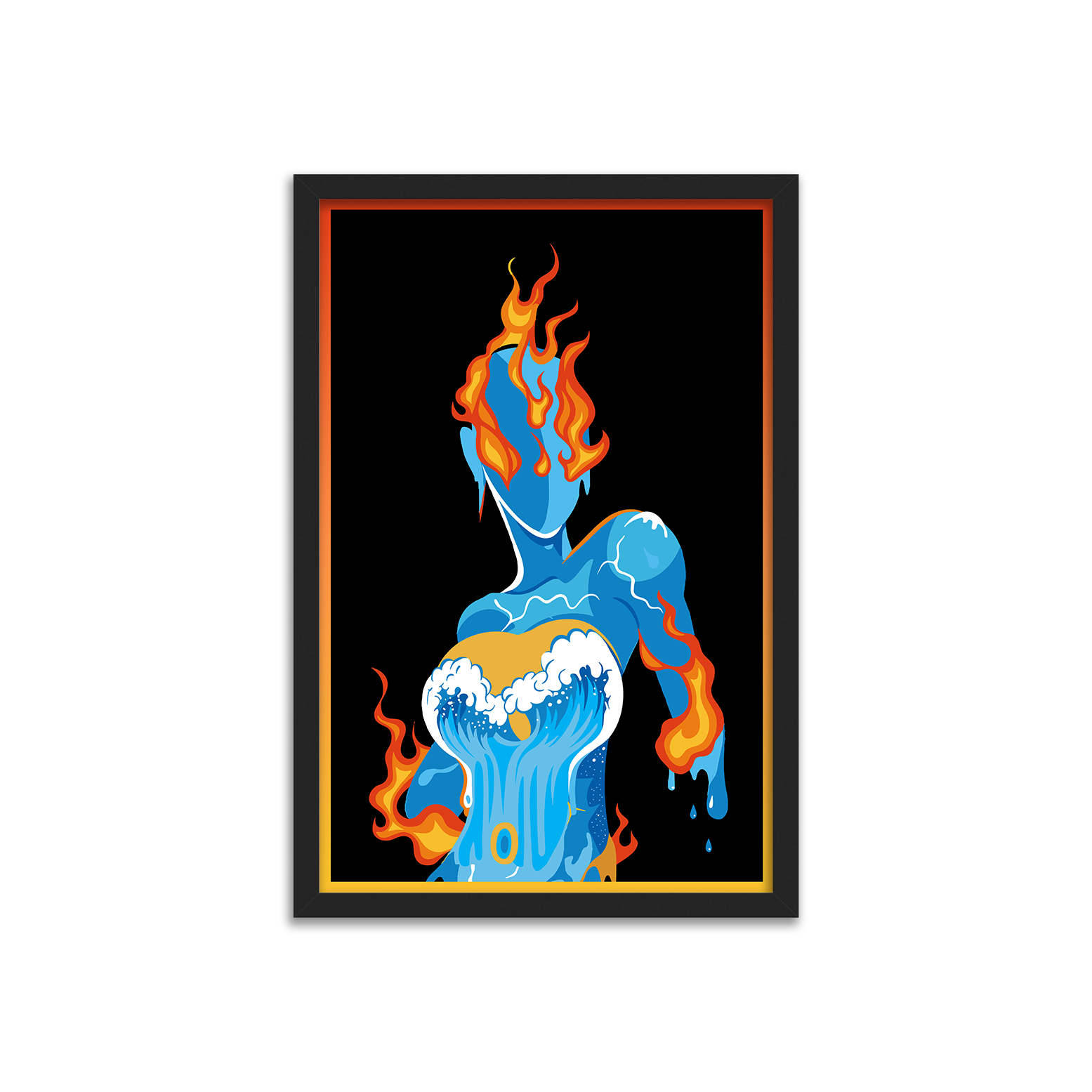 Framed Elemental Emotions Print