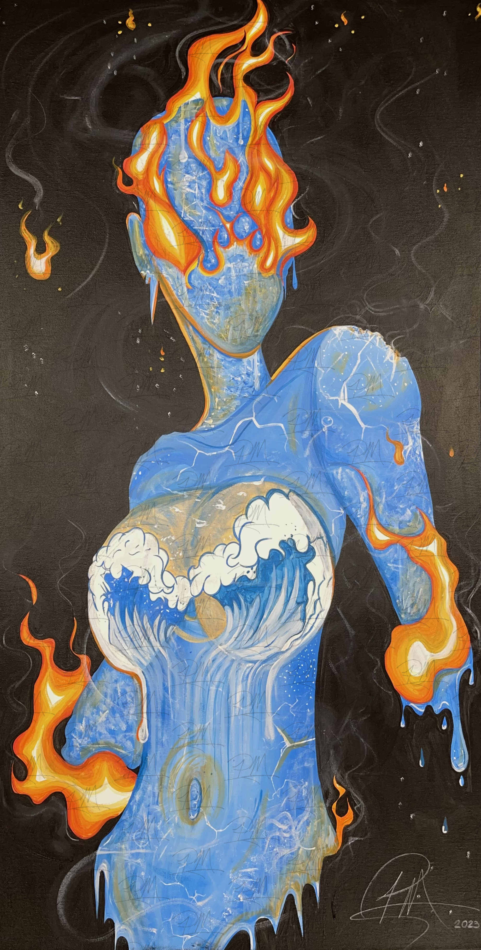 Elemental Emotion$ Original Painting