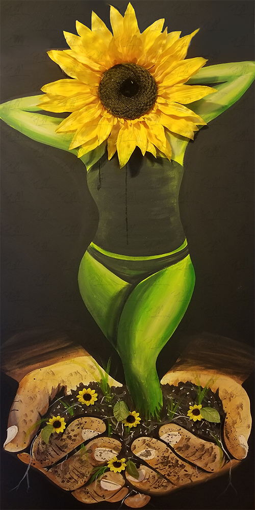 From The Ground Up Original Painting