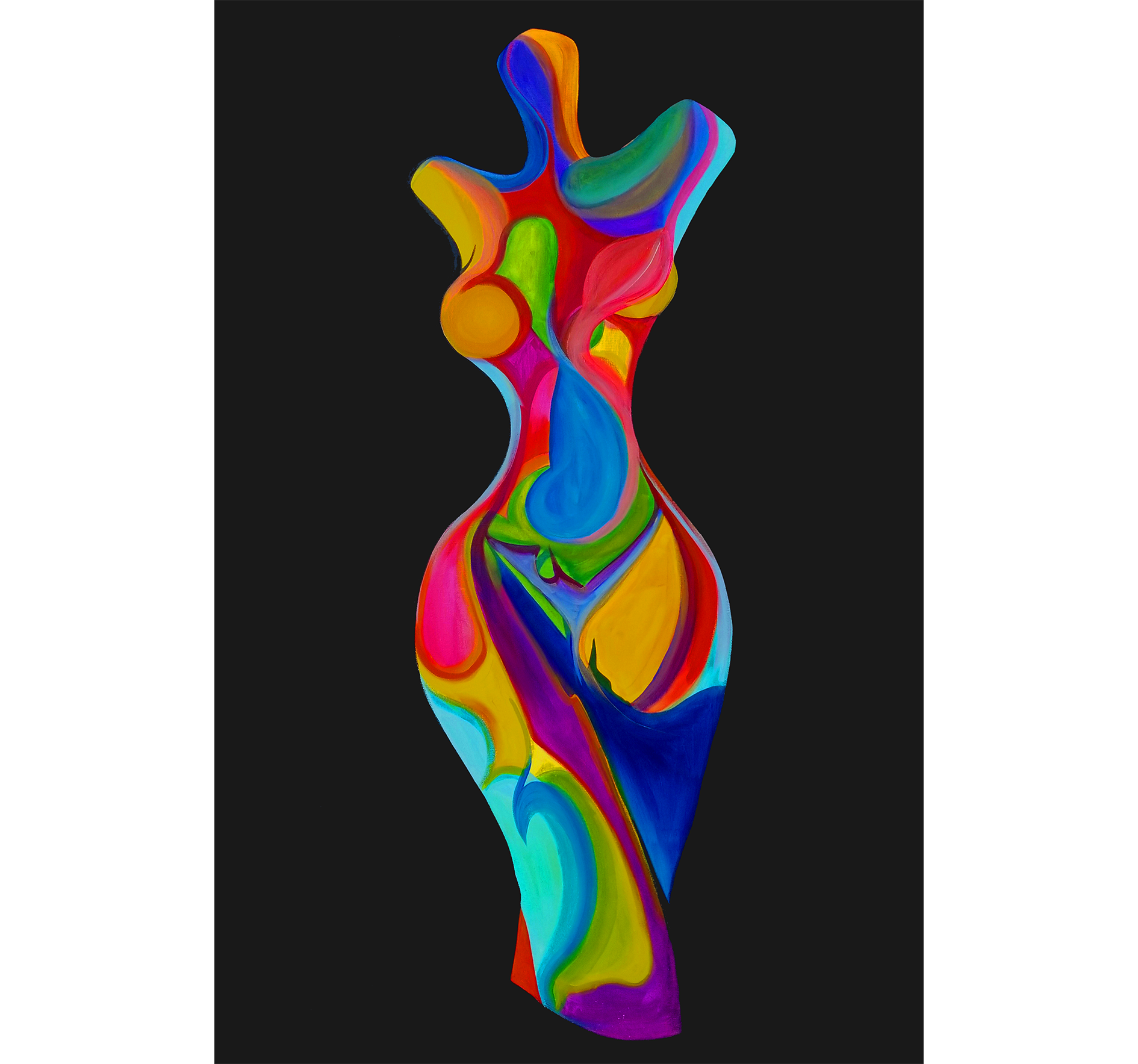 HUE-MAN Body Colors Print