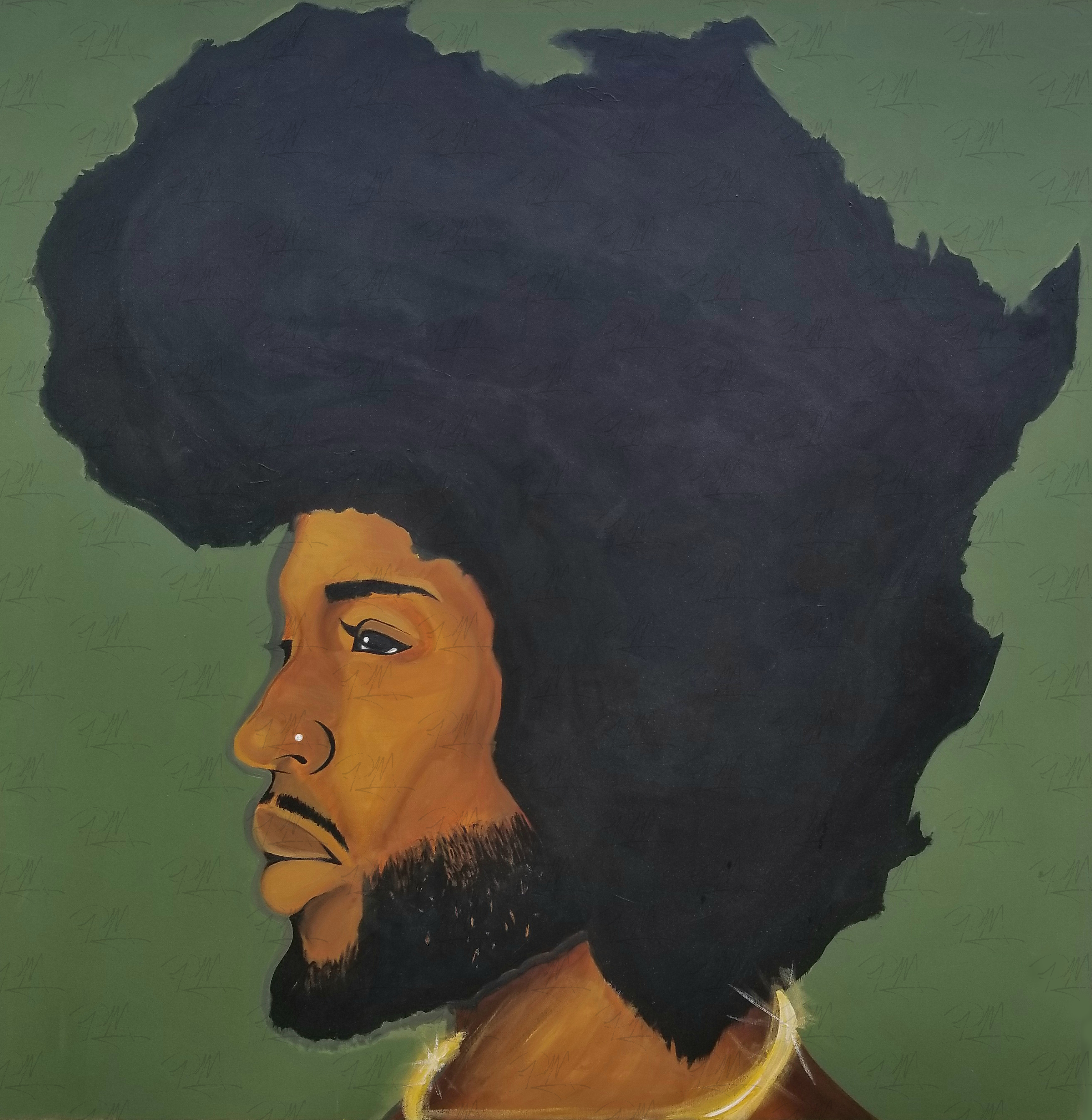 King Melanin Original Acrylic Painting