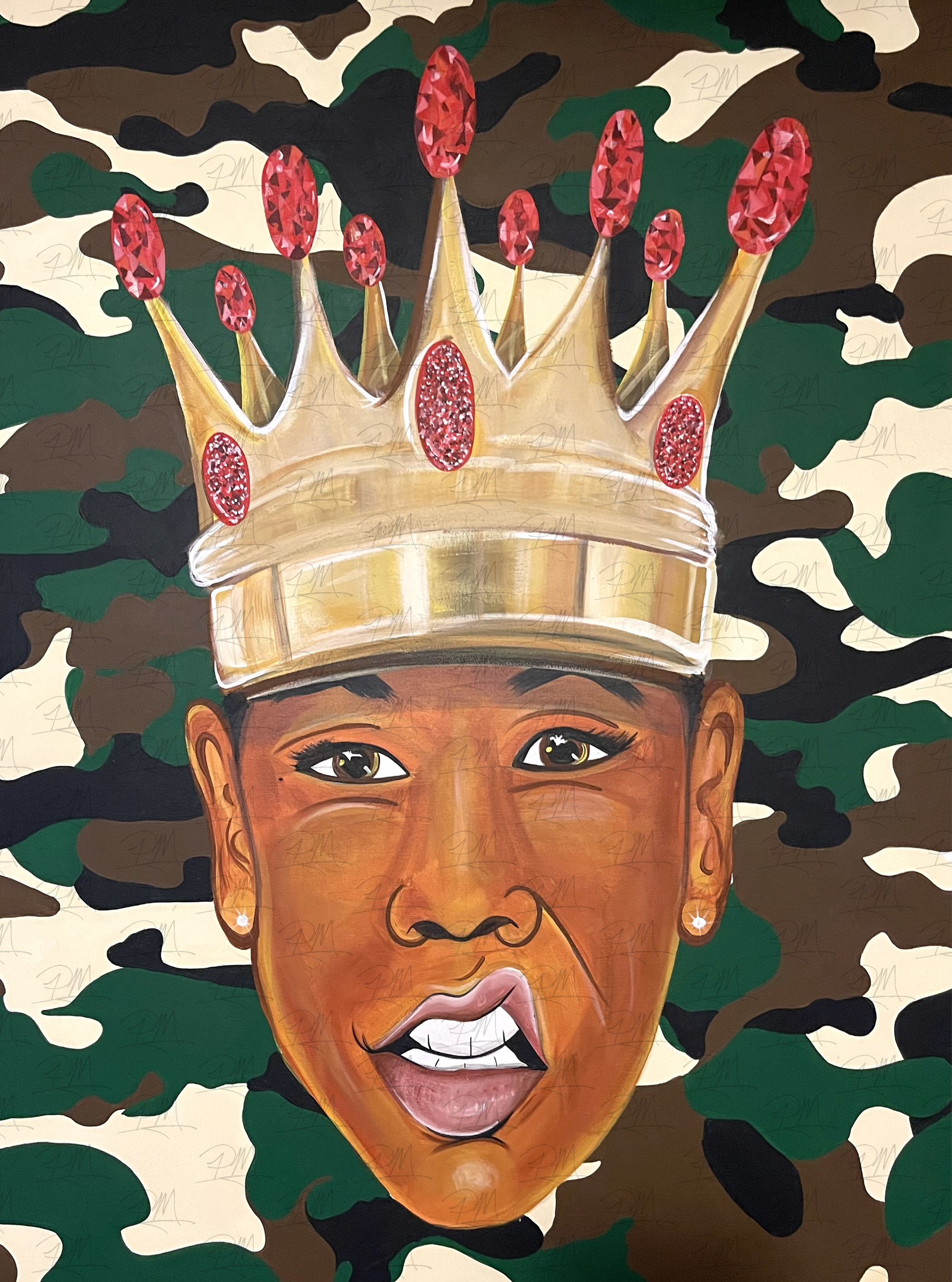 King Royalty Original Painting