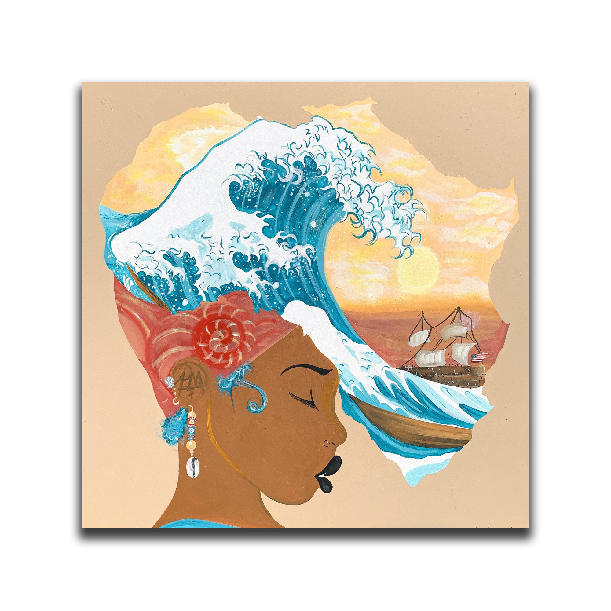 Oshun Motherland Art Print