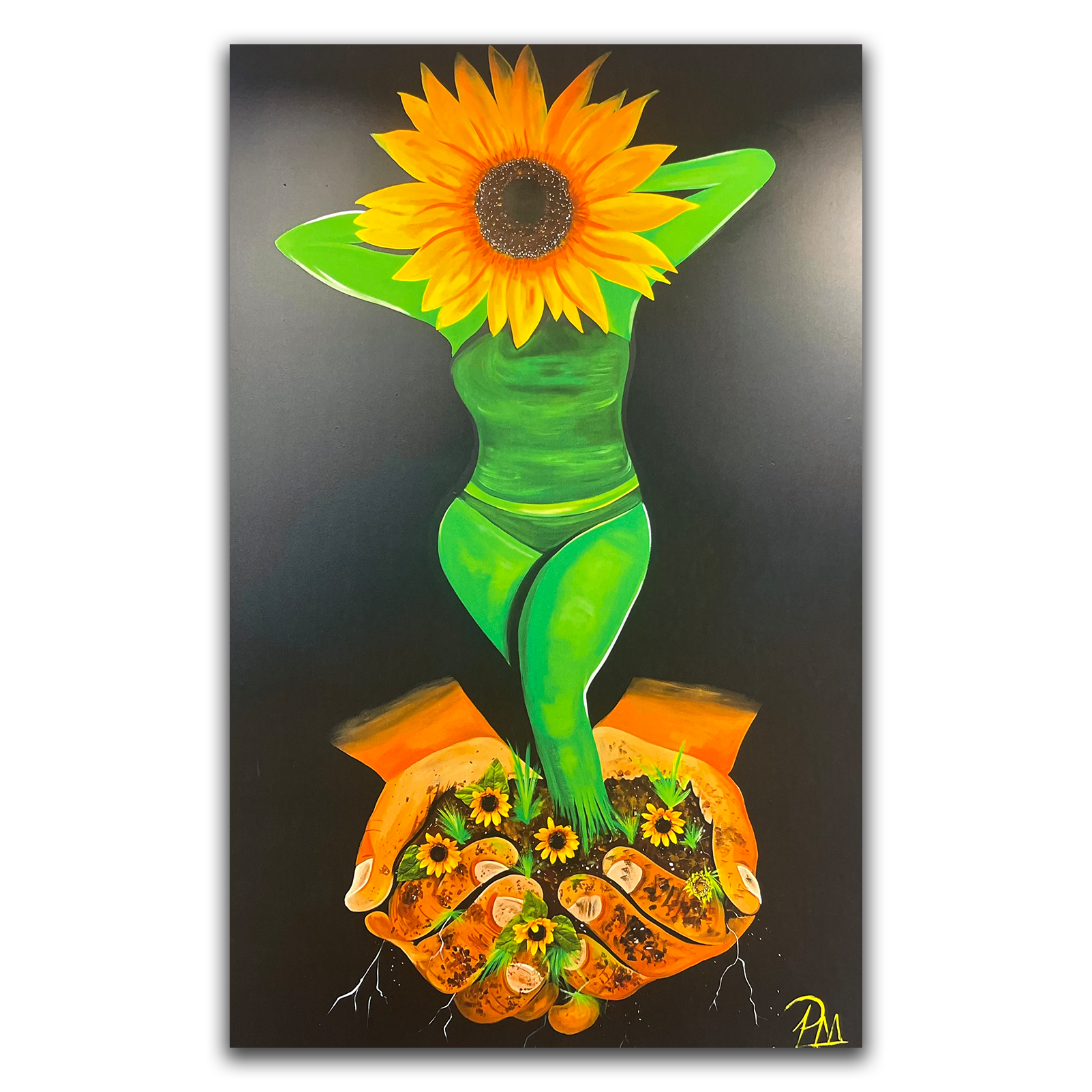 Sunflower Goddess Art Print