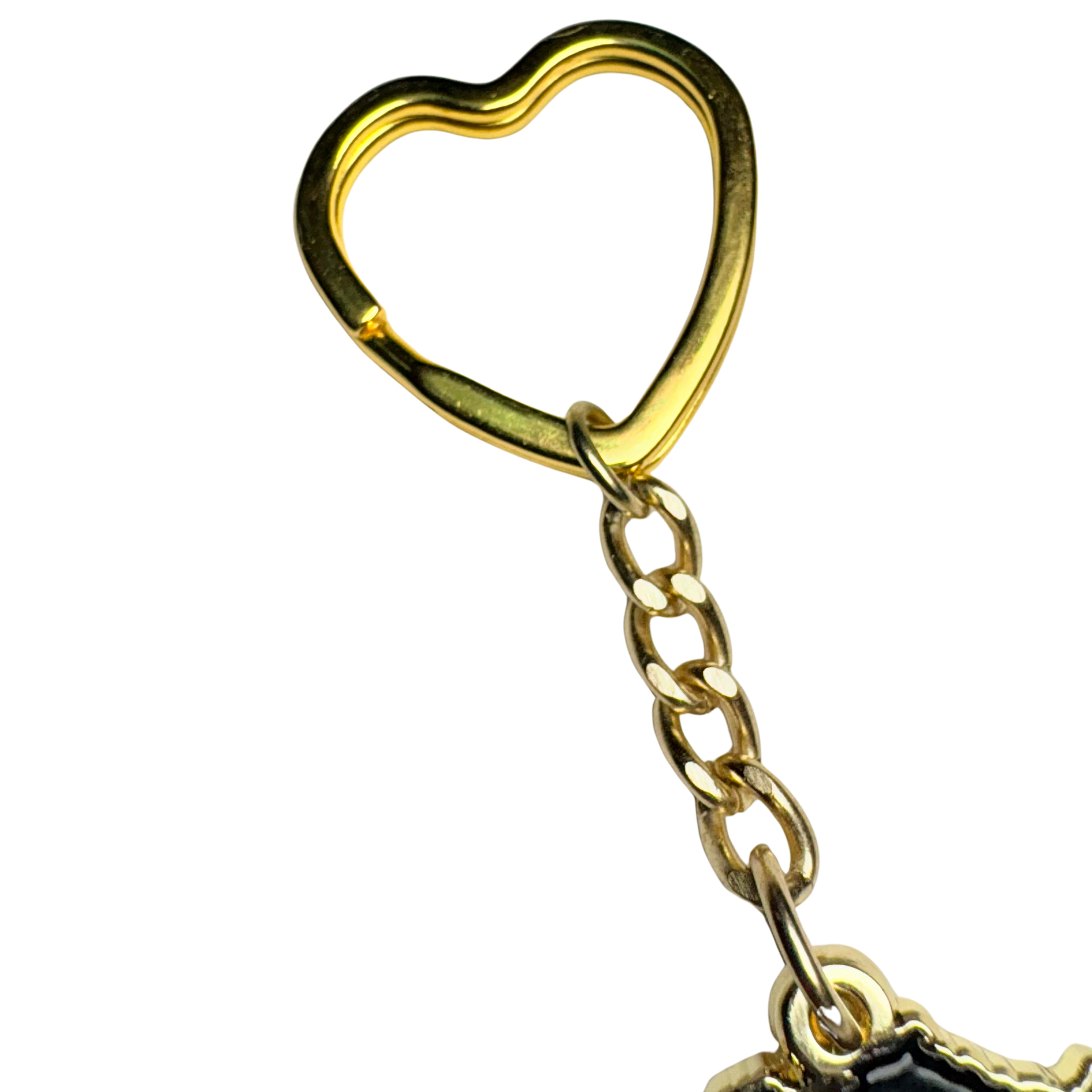 Gold Earth Motherland Metal Keychain